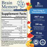 Gommes Nature's Nutrition – gros plan sur les formes et le goût agréable.