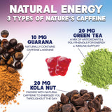 Gommes énergie Nature's Nutrition avec électrolytes pour l'hydratation légère pendant l'effort
