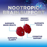 Nature's Nutrition gommes phosphatidylserine-cerveau: soutien mémoire et concentration