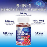 Nature's Nutrition gommes vitamines-mentales: formulation B6 et B12 pour l'énergie mentale