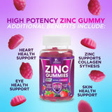 Nature's Nutrition gommes zinc 50 mg - ingrédient végan, alternative pratique.