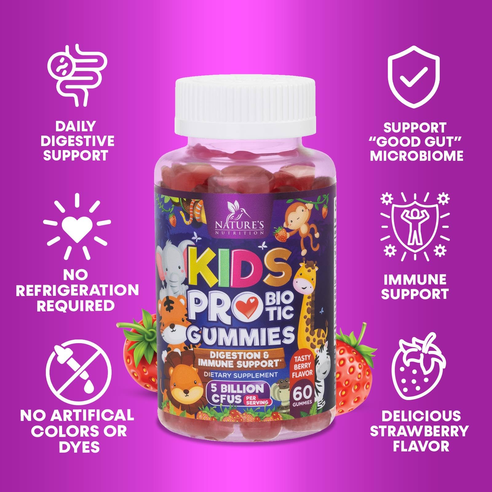 Ingrédients Probiotiques Lactobacillus Enfants: probiotiques adaptés à l'âge.