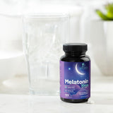 Utilisation quotidienne Nature's Nutrition Mélatonine pour le soutien du sommeil.