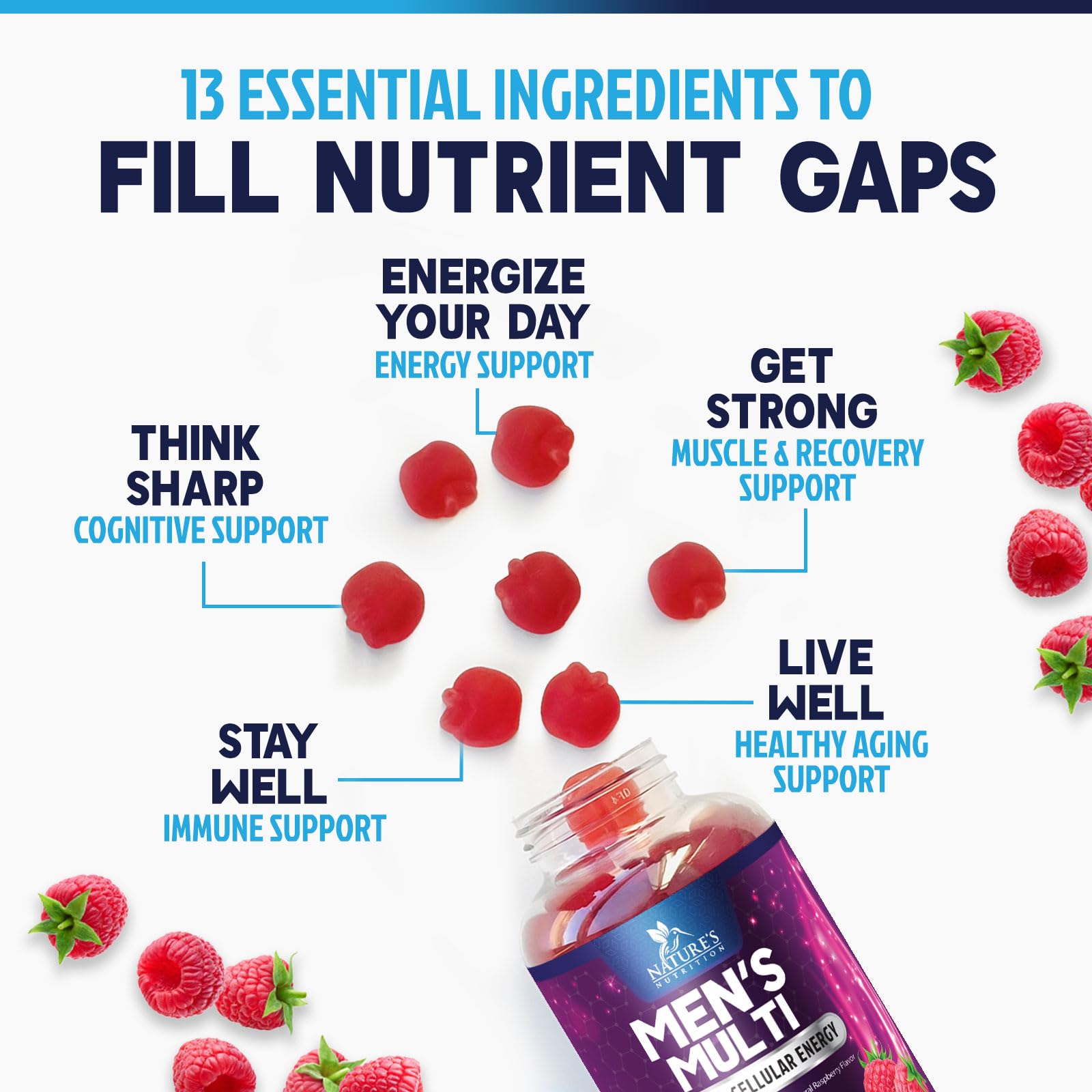 Saveur fruits rouges et gommes pratiques pour routine quotidienne