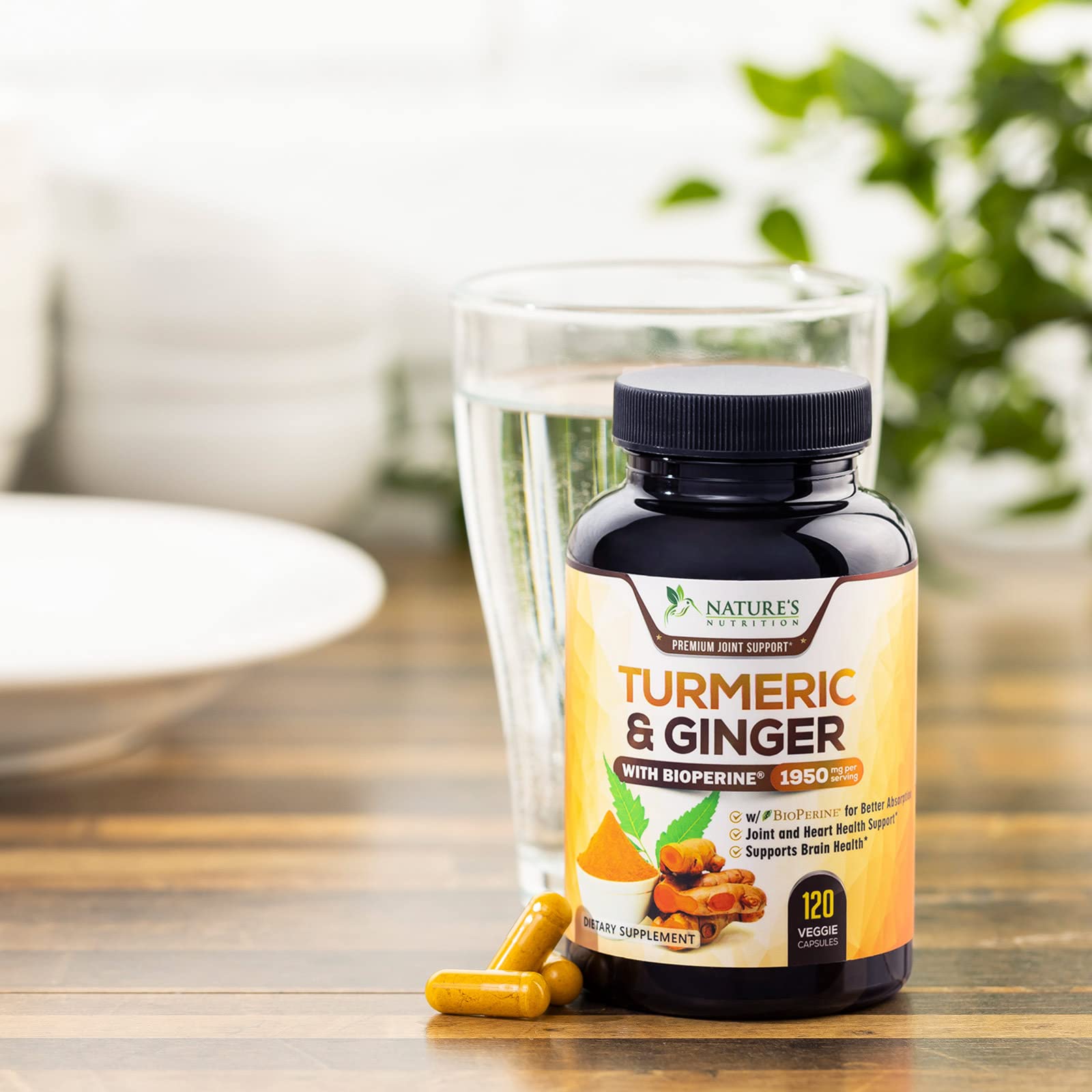 Boîte Nature's Nutrition avec 120 capsules prête à l'emploi.