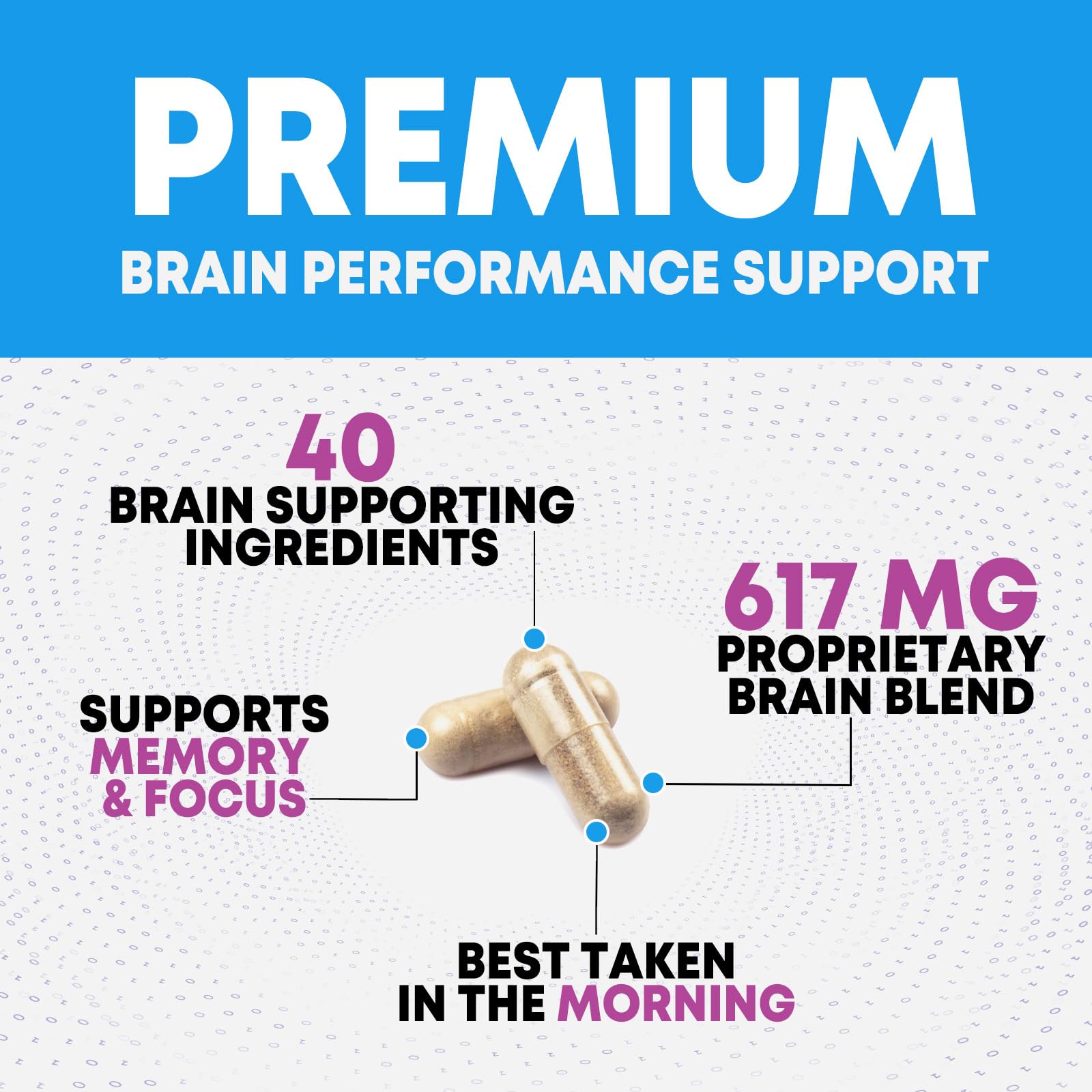 Nature's Nutrition phosphatidylserine soutien cérébral et mémoire