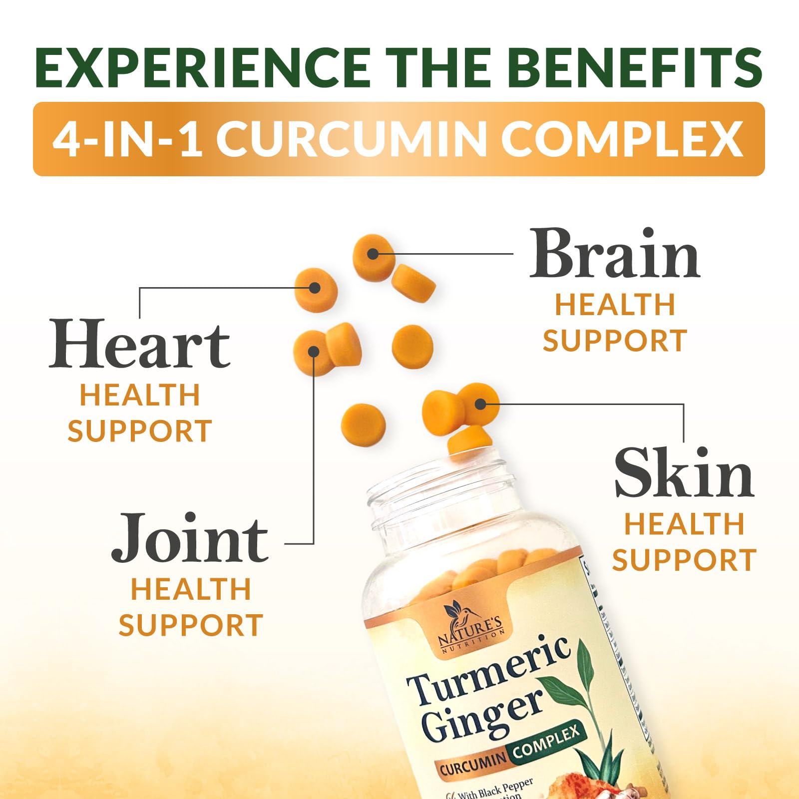 Formule curcuma-gingembre avec poivre noir pour absorption.