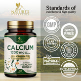 Nature's Nutrition – flacon fabriqué aux États‑Unis selon les normes GMP.