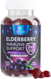 Nature's Nutrition Sureau Noir gommes 3x pour soutenir l’immunité au quotidien