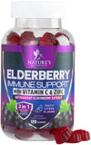 Nature's Nutrition Sureau Noir Gommes emballage visible, usage quotidien potentiel.