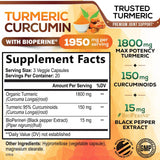 Nature's Nutrition Curcuma biologique en poudre, idéal pour smoothies et recettes quotidiennes.