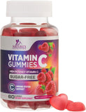 Gamme Nature's Nutrition Vitamine C Gummies emballage framboise et label clair