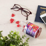 Adultes et enfants apprécient les gummies framboise Nature's Nutrition