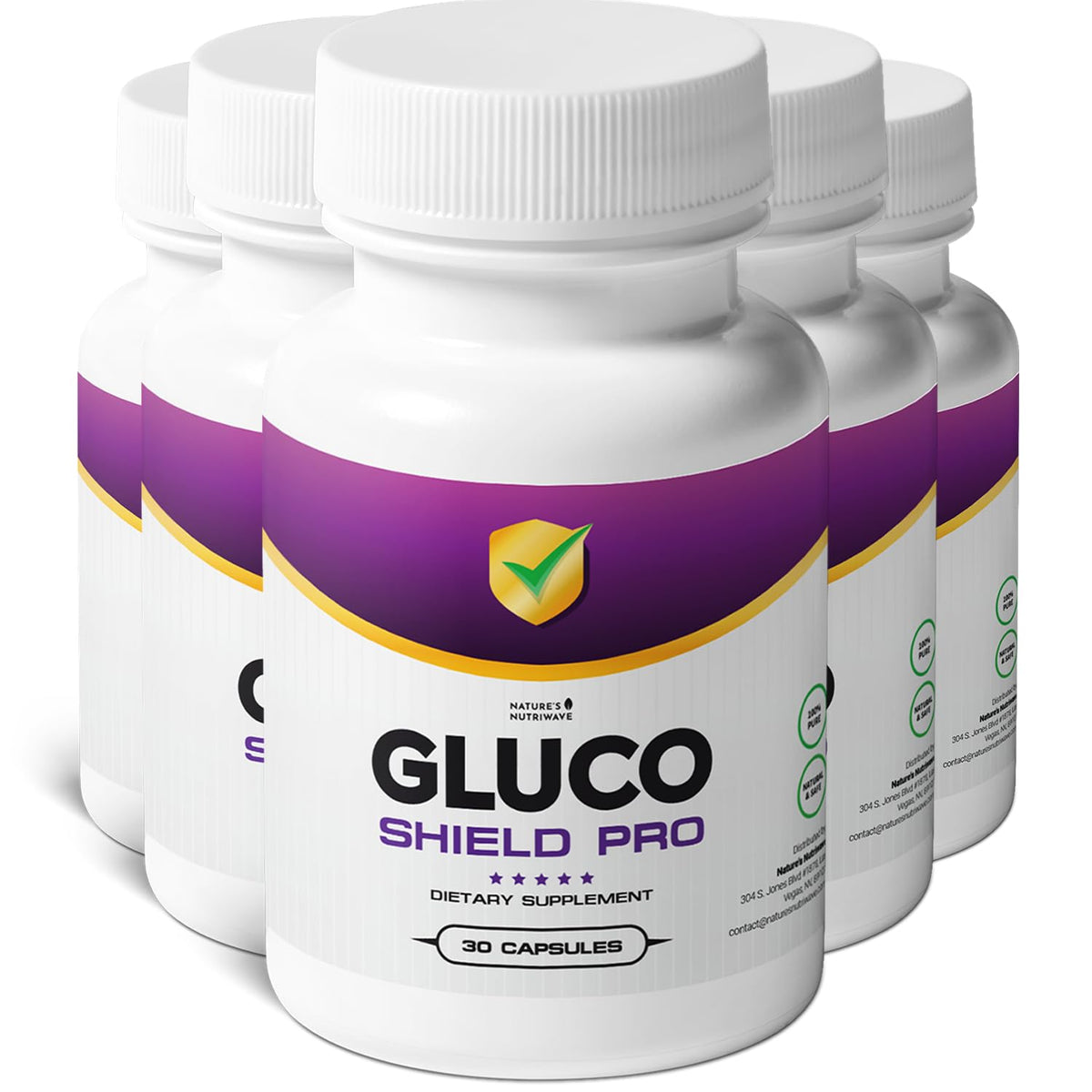 GlucoShield Pro: capsules pratiques pour une prise quotidienne sans effort.