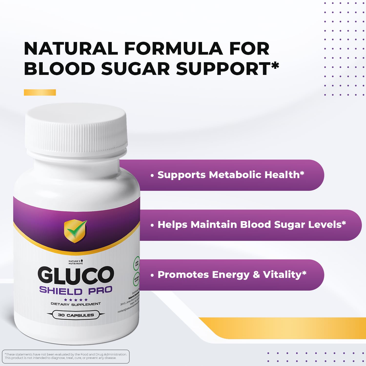 GlucoShield Pro: mélange naturel pour soutenir votre équilibre quotidien.