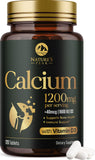 Nature's Peak Calcium 1200 mg D3 – bouteille prête à l'emploi quotidien.