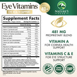 Nature's Peak – capsules végétales pour les yeux, vegan et faciles à avaler