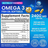 Nature's Peak softgels omega3, capsule faciles à avaler pour l’usage quotidien.