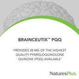 Flacon Brainceutix PQQ de Nature's Plus, pratique pour une prise quotidienne.