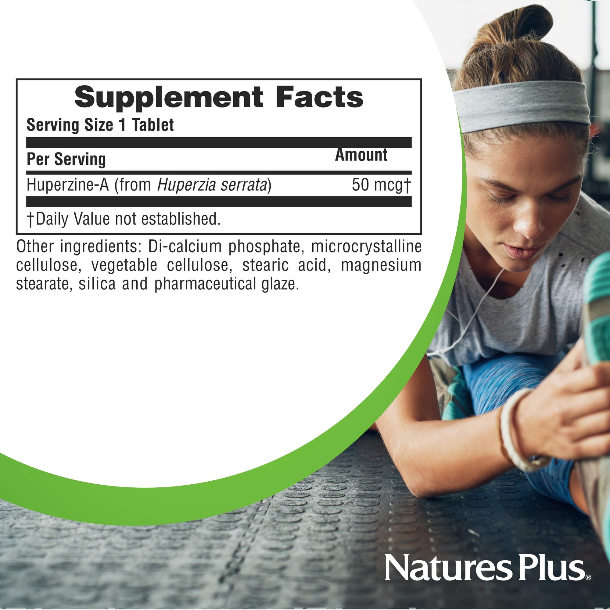 Neuronutriments et soutien cognitif potentiel de Nature's Plus Huperzine Rx-Brain.
