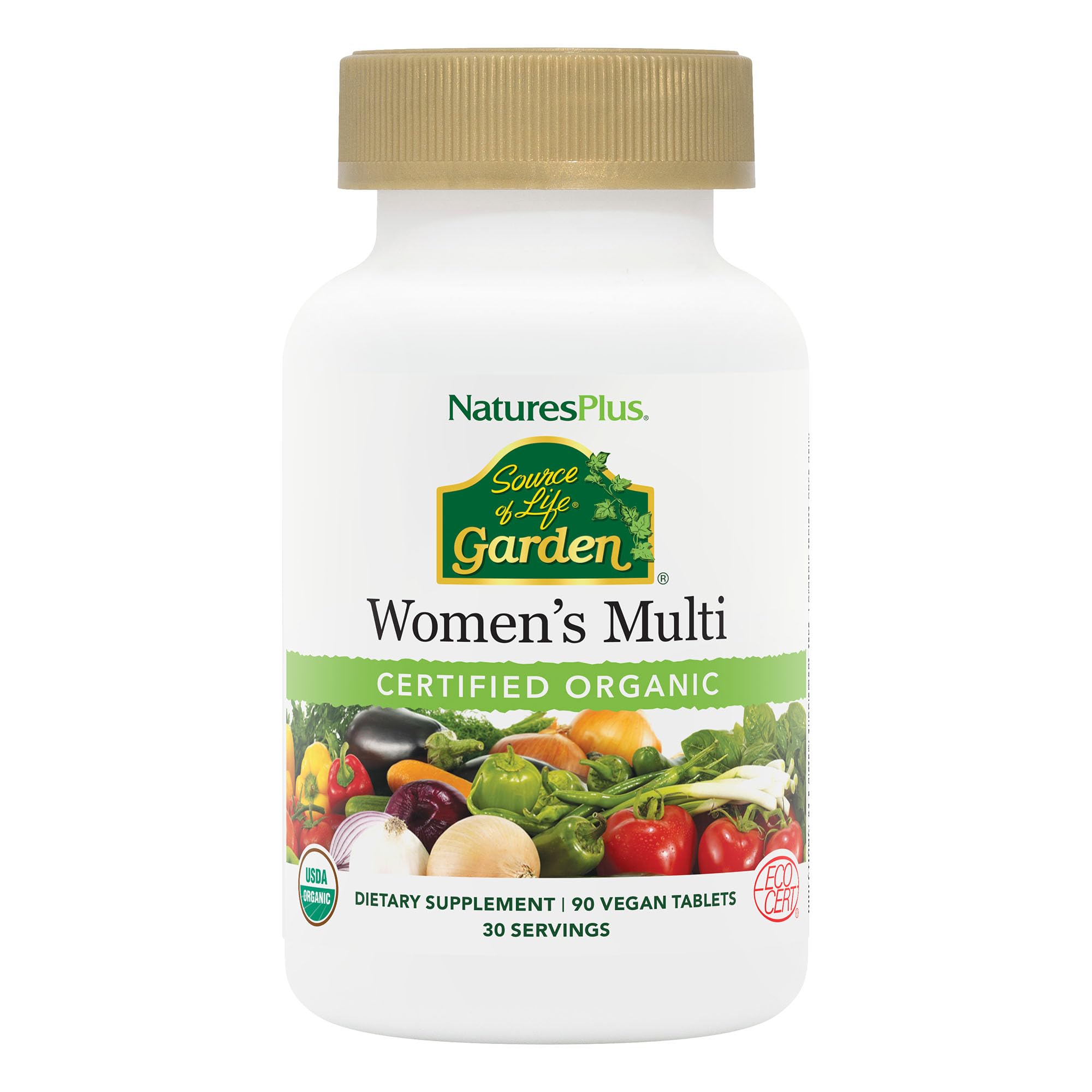 Nature's Plus Source de Vie Jardin – bouteille visible pour énergie naturelle au quotidien