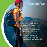 Nature's Plus Source de Vie Jardin – capsules véganes sans allergènes et sans gluten