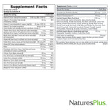 Nature's Plus Source de Vie Jardin – étiquette biologique et normes cGMP