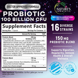 Nature's Probiotic : flacon présentant 16 souches pour l'équilibre intestinal