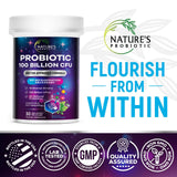 Nature's Probiotic : prébiotiques pour femmes, soutien de la flore
