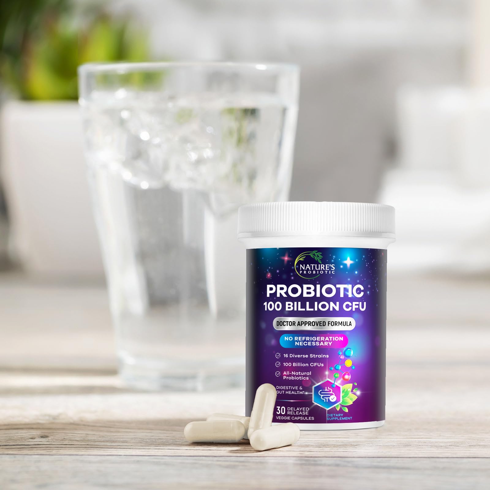Nature's Probiotic : utilisation quotidienne pour un soutien digestif potentiel