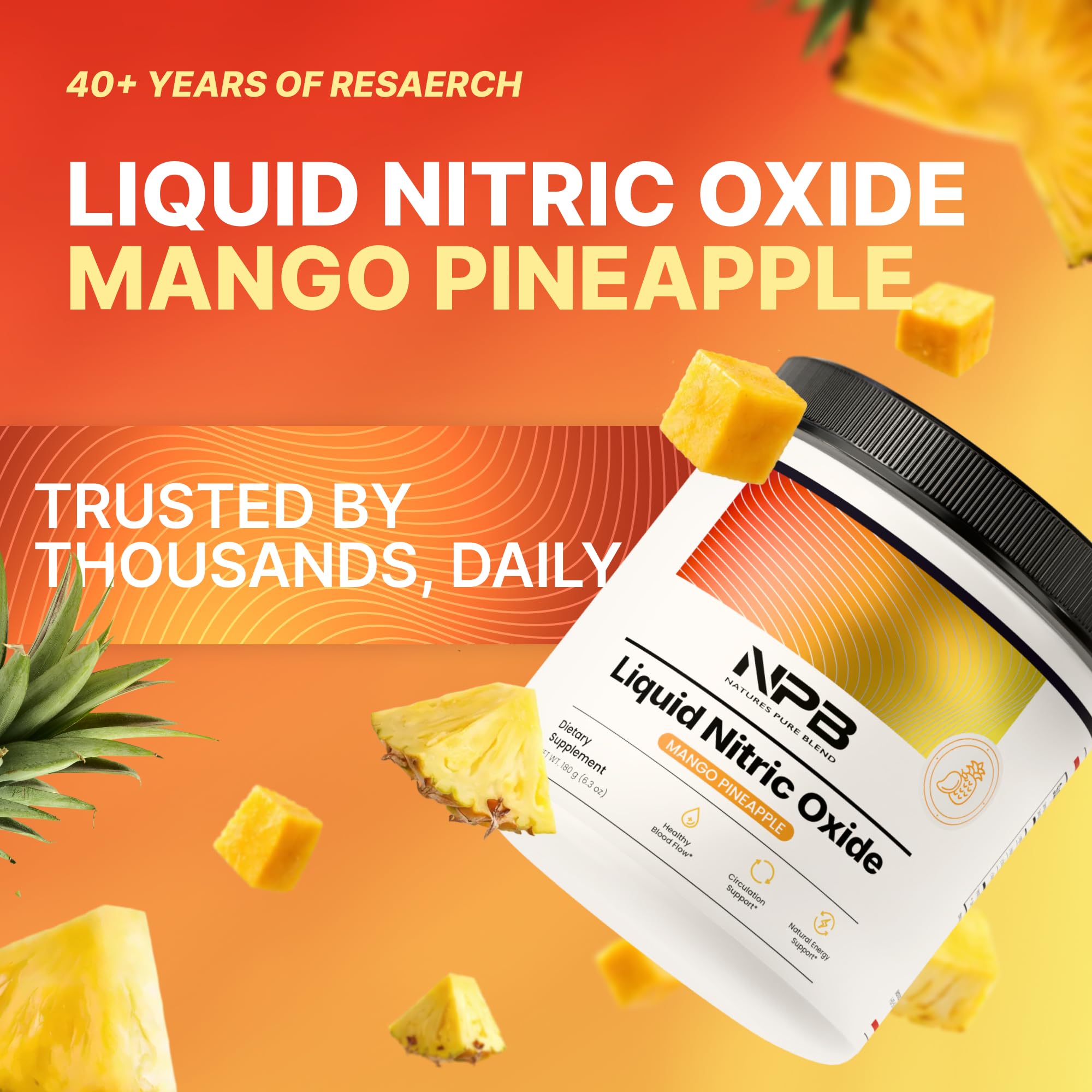 Nature's Pure Blend dissolution rapide dans l'eau pour une absorption efficace.