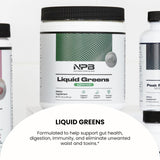 Ingrédients biologiques et super-aliments verts réunis par Nature's Pure Blend.
