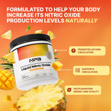Nature's Pure Blend dose mesurée L-arginine pour préparation pré-entraînement.