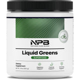 Nature's Pure Blend Poudre Super Greens dans sa bouteille prête à l’emploi pour énergie quotidienne.