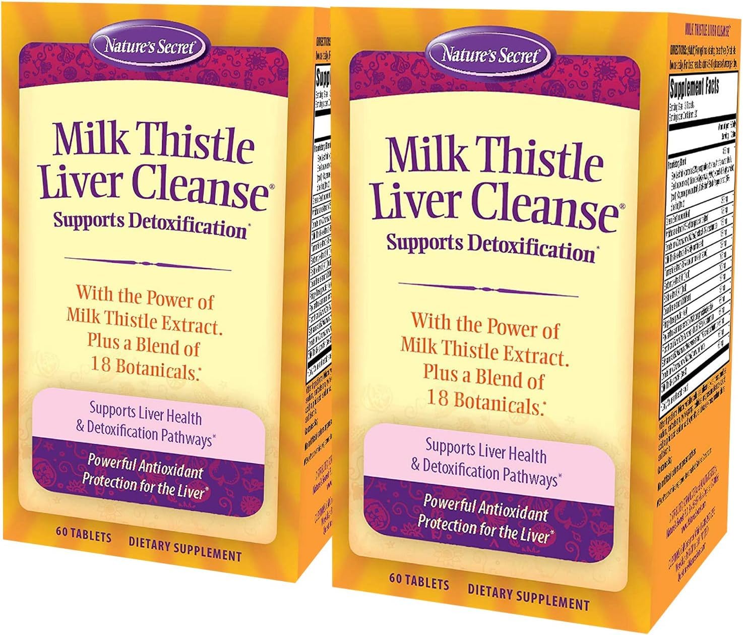 Nature's Secret Milk Thistle Liver Cleanse : bouteille prête à soutenir le foie