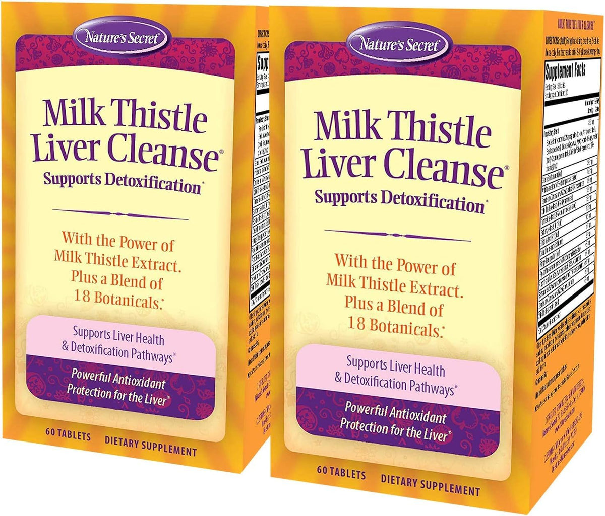 Nature's Secret Milk Thistle Liver Cleanse : bouteille prête à soutenir le foie