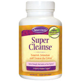 Nature's Secret Super Cleanse – bouteille en versement, soutien potentiel à la détox digestive.