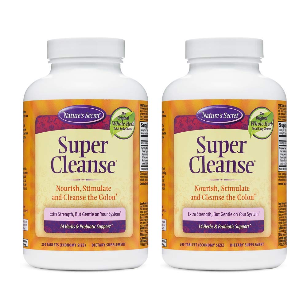 Nature's Secret Super Cleanse - bouteille prête pour une détox quotidienne