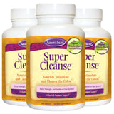Nature's Secret Super Cleanse – bouteille de comprimés, soutien digestif potentiel.