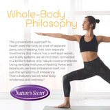 Nature's Secret Super Cleanse philosophie-bien-etre: approche holistique pour une vitalité durable.