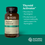 Nature's Sunshine Activateur Thyroïde - gélules: ingestion pratique pour la routine quotidienne.