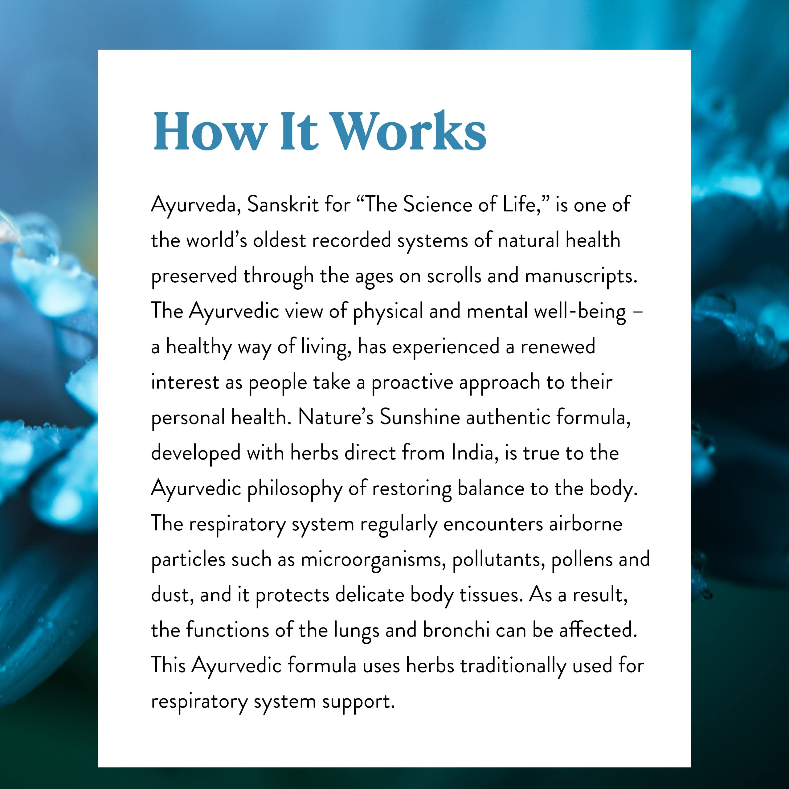 Nature's Sunshine Bronchial Formula : certification NSF, assurance qualité et traçabilité