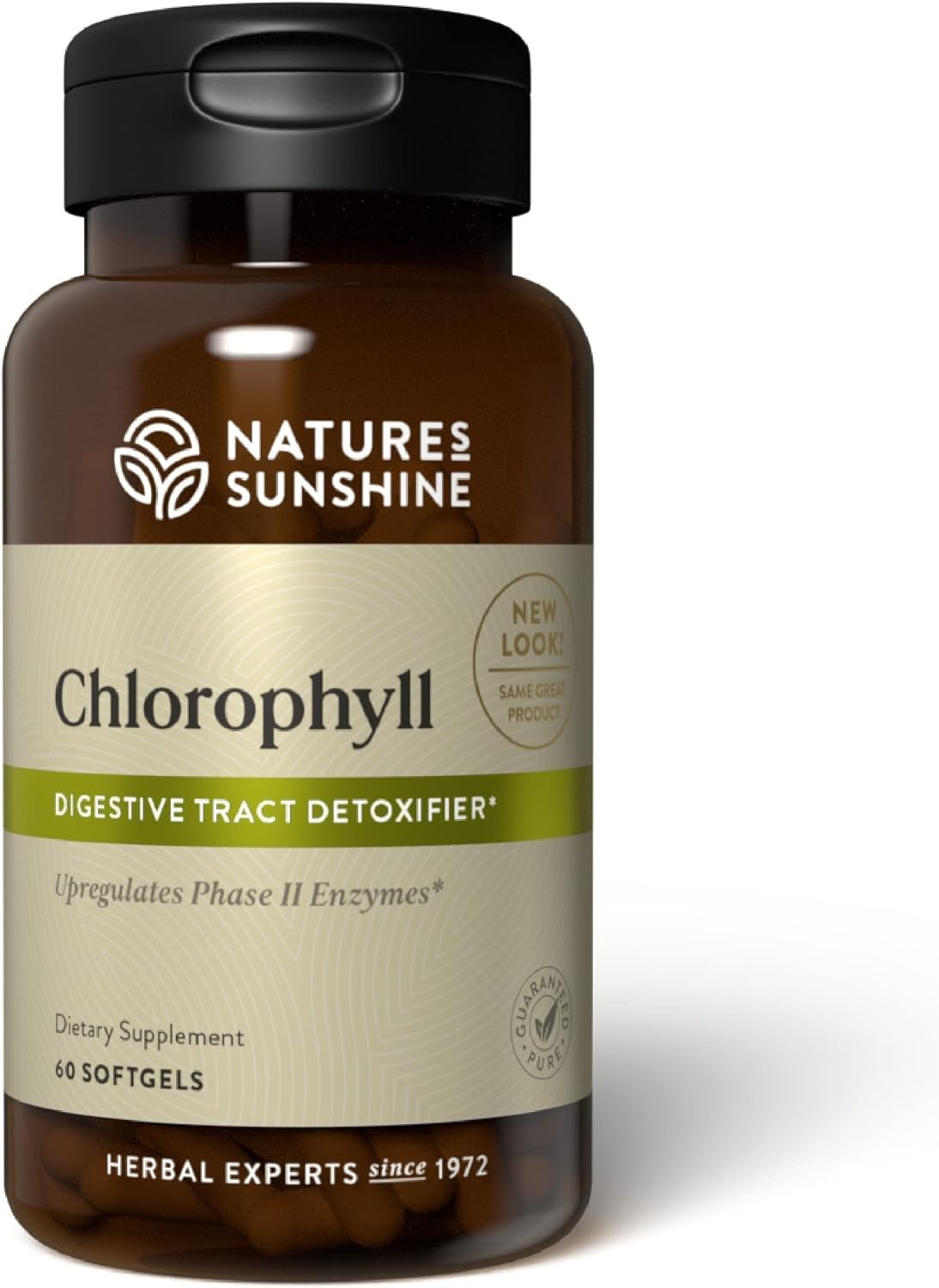 Nature's Sunshine Chlorophylle — bouteille pratique, soutien digestif et énergie quotidienne