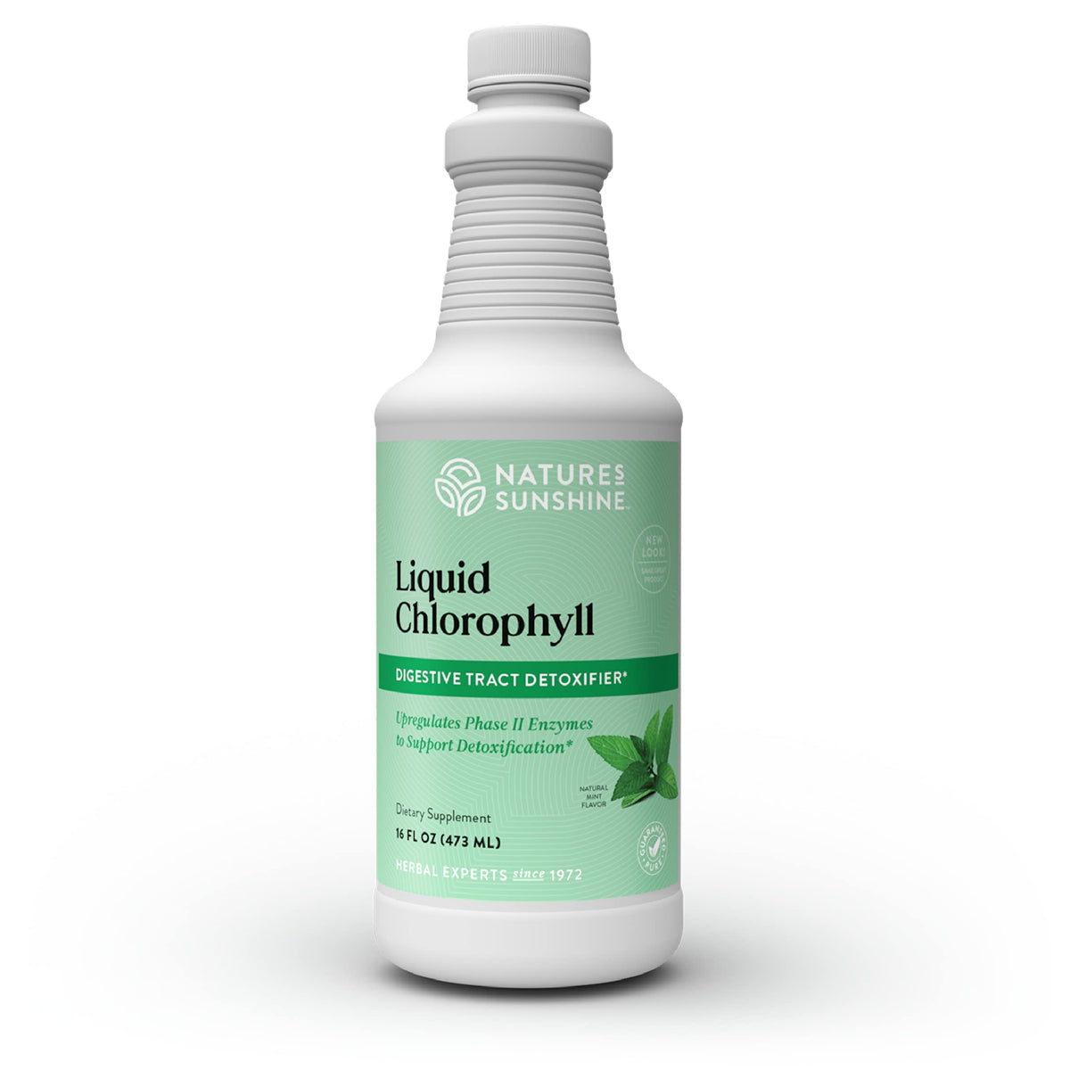 Nature's Sunshine Chlorophylle Liquide — bouteille, soutien potentiel à la détox digestive.