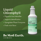 Chlorophylle Liquide Nature's Sunshine, gouttes mentholées pour une sensation fraîche.