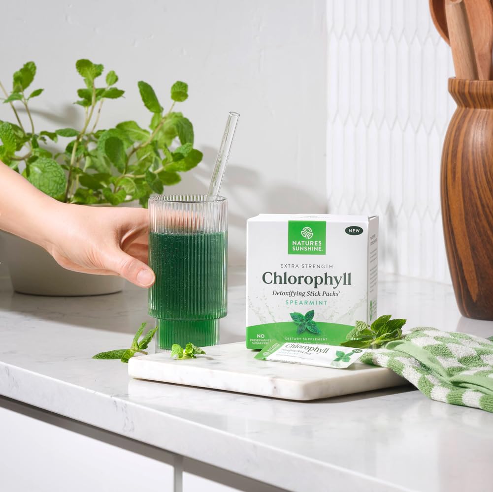 Format compact du stick chlorophylle Nature's Sunshine pour le voyage