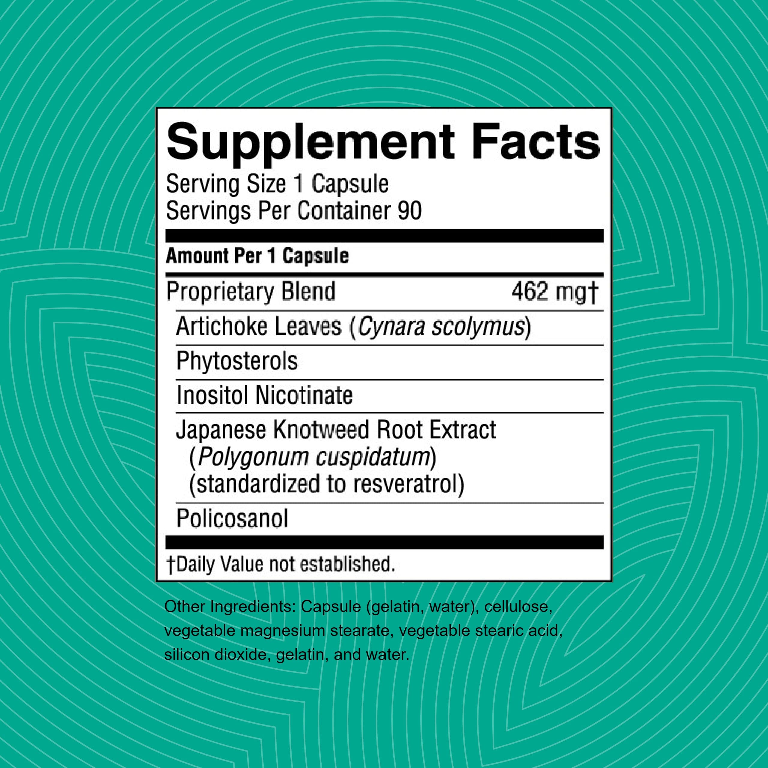 Cholester-Reg II capsules quotidiennes faciles à avaler.