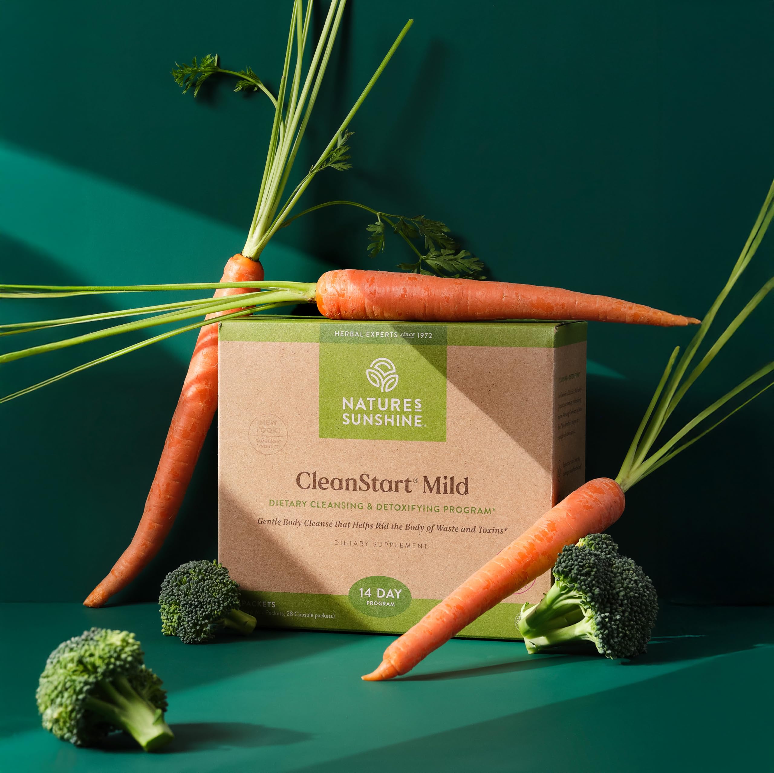 Nature's Sunshine CleanStart herbes sèches: mélange naturel pour le bien-être intestinal.