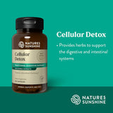 Nature's Sunshine Detox Cellulaire – ingrédients à base d'herbes naturelles pour soutenir l'intestin.