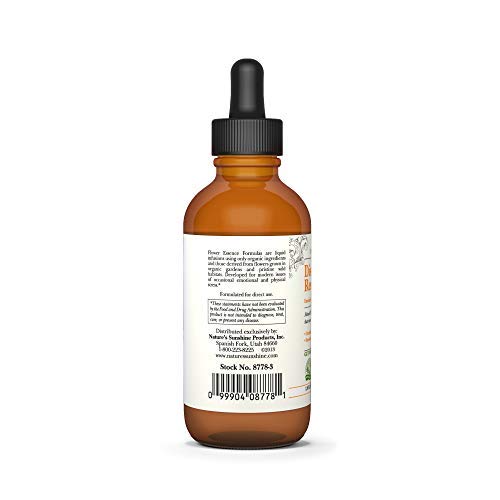 Gouttes du Remède Floral Nature's Sunshine, extraits floraux naturels